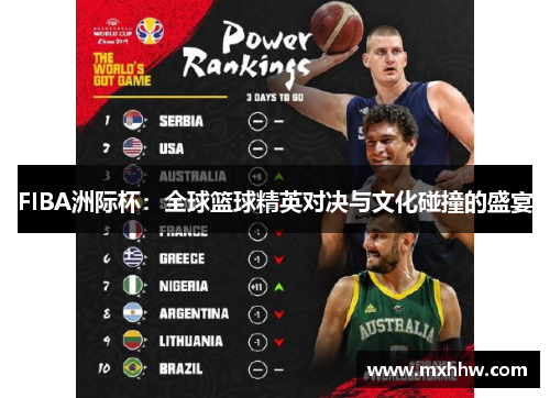 FIBA洲际杯:全球篮球精英对决与文化碰撞的盛宴 FIBA洲际杯:全球篮球精英对决与文化碰撞的盛宴
